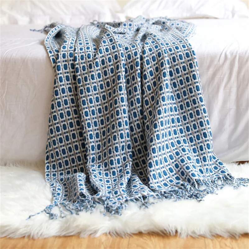 Summer Woven Sofa Blanket Knitted Blanket Blanket Air Conditioned Room Houndstooth Blanket Plaid Scarf Shawl
Summer Woven Sofa Blanket Knitted Blanket Blanket Air Conditioned Room Houndstooth Blanket Plaid Scarf Shawl