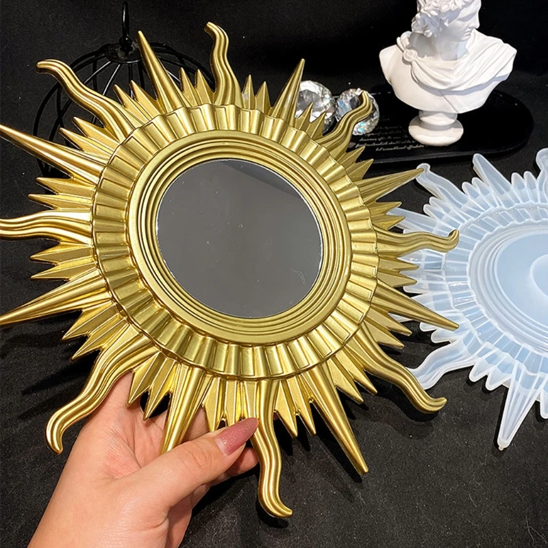 Sun Moon Mirror Wall Decoration Crystal Epoxy Resin Mold Hanging Ornaments Casting Silicone Mould DIY Crafts Home Casting U90F
Sun Moon Mirror Wall Decoration Crystal Epoxy Resin Mold Hanging Ornaments Casting Silicone Mould DIY Crafts Home Casting U90F
