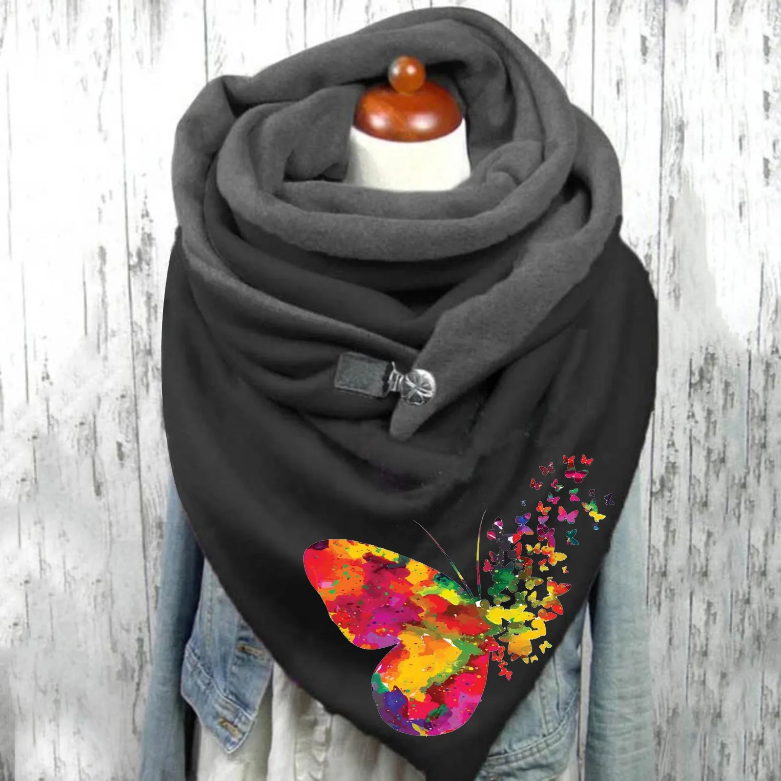 Fashion Cute Women Printing Scarves Button Wrap Casual Warm Ladias Shawls Warm Winter Scarf Warm Blanket Wraps Female Bandana
Fashion Cute Women Printing Scarves Button Wrap Casual Warm Ladias Shawls Warm Winter Scarf Warm Blanket Wraps Female Bandana