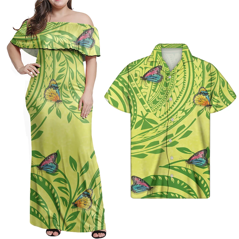Hycool Woman Clothes Butterfly Polynesian Tribal Print Sexy Slash Neck Evening Dress Off Shoulder Couple Clothing Stylish
Hycool Woman Clothes Butterfly Polynesian Tribal Print Sexy Slash Neck Evening Dress Off Shoulder Couple Clothing Stylish