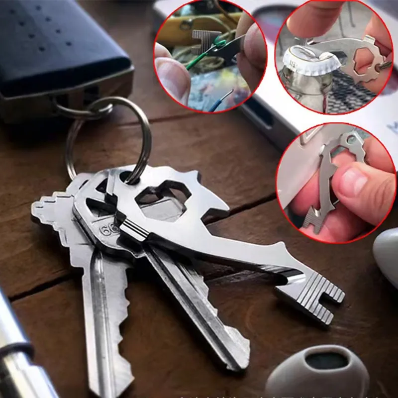 EDC Multi-tool Camping Pocket Outdoor Survival Keychain Key Opener Portable Tool Hanging Screwdriver Tool
EDC Multi-tool Camping Pocket Outdoor Survival Keychain Key Opener Portable Tool Hanging Screwdriver Tool