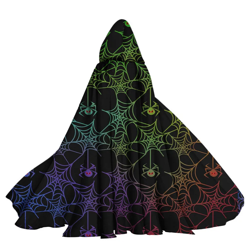 Hooded Cloak Print On Demand Spider Bat Halloween Party Costumes Gradient Design Cape for Men Cosplay Wizard Robe Poncho
Hooded Cloak Print On Demand Spider Bat Halloween Party Costumes Gradient Design Cape for Men Cosplay Wizard Robe Poncho