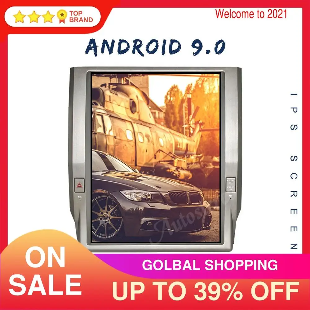 Tesla Style Android 9.0 4GB PX6 Car GPS Navigation For Toyota Tundra 2014-2020 Auto Radio Stereo Head Unit Multimedia Player DSP
Tesla Style Android 9.0 4GB PX6 Car GPS Navigation For Toyota Tundra 2014-2020 Auto Radio Stereo Head Unit Multimedia Player DSP