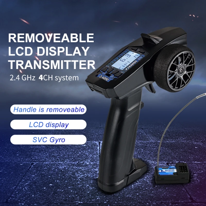 P32 Turbo Racing 91803G-C 2.4G 4CH Vt Systeem Lcd Display Radio Zender Afstandsbediening Met Ontvanger Voor Rc Auto boot 97BC
P32 Turbo Racing 91803G-C 2.4G 4CH Vt Systeem Lcd Display Radio Zender Afstandsbediening Met Ontvanger Voor Rc Auto boot 97BC