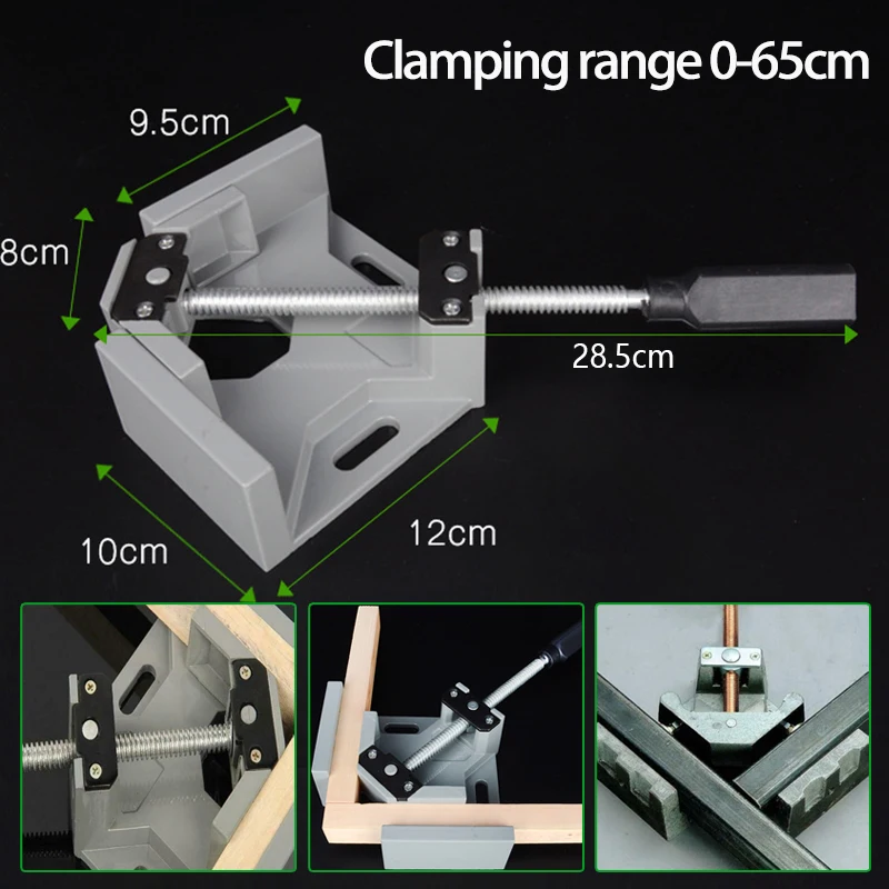 Photo Right Angle Clamp Woodworking Aluminum Alloy Flat Pliers Adjustable Tools Picture
Photo Right Angle Clamp Woodworking Aluminum Alloy Flat Pliers Adjustable Tools Picture