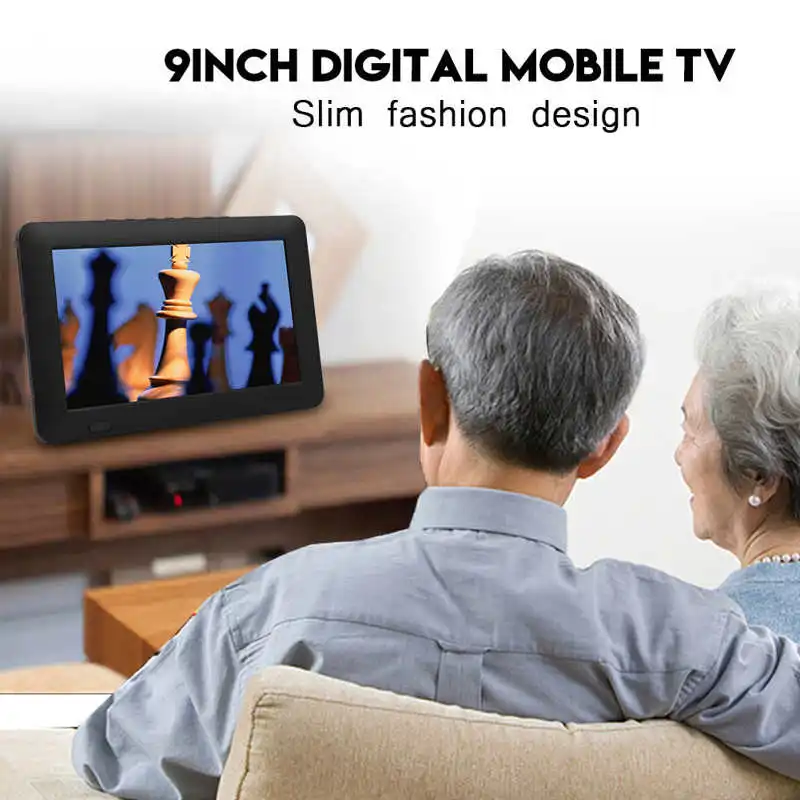 9 inch LED TV Portable Mini Mobile Digital Television Support USB TF Card Built-in 800mah Battery DVB DVB-T2/ISDB-T/ATSC Signal
9 inch LED TV Portable Mini Mobile Digital Television Support USB TF Card Built-in 800mah Battery DVB DVB-T2/ISDB-T/ATSC Signal