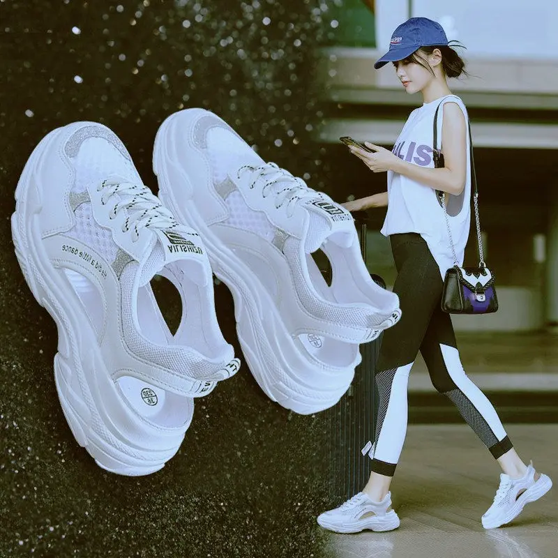 Fashion Mesh Breathable Women's Daddy Shoes Summer Hot Sale Light Minimalist Hollow Sports Sandals Large Size 35-40
Fashion Mesh Breathable Women's Daddy Shoes Summer Hot Sale Light Minimalist Hollow Sports Sandals Large Size 35-40