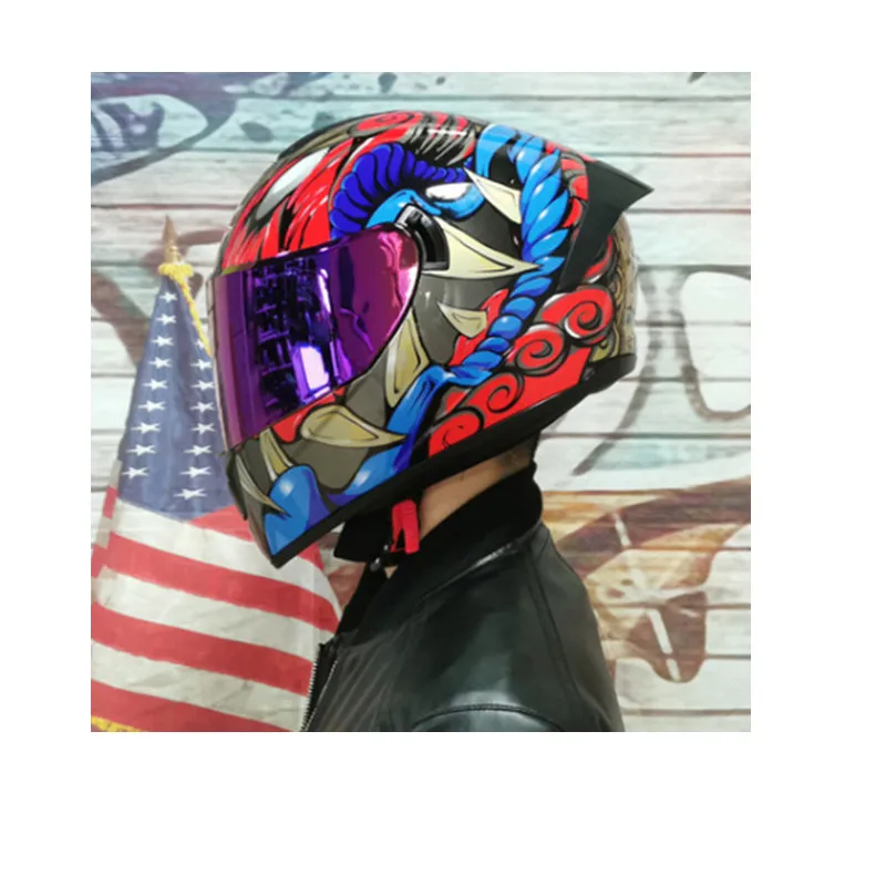 Full Face Motorcycle helmet golden wing anti-fog visor Riding Motocross Racing Motobike Helmet
Full Face Motorcycle helmet golden wing anti-fog visor Riding Motocross Racing Motobike Helmet