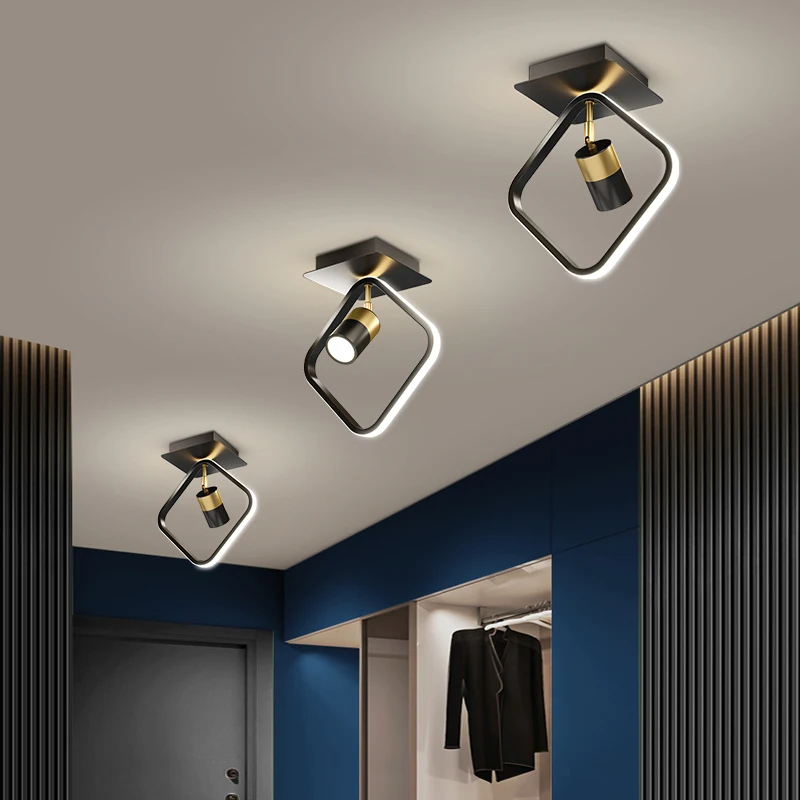 Black New modern led ceiling lights for living room bed room office Corridor Spot Lamp
Black New modern led ceiling lights for living room bed room office Corridor Spot Lamp