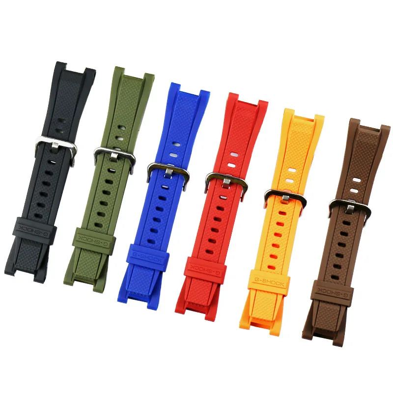 Женские и мужские резиновые ремни аксессуары для часов Casio GST 210B W300G S300G S110 W100G