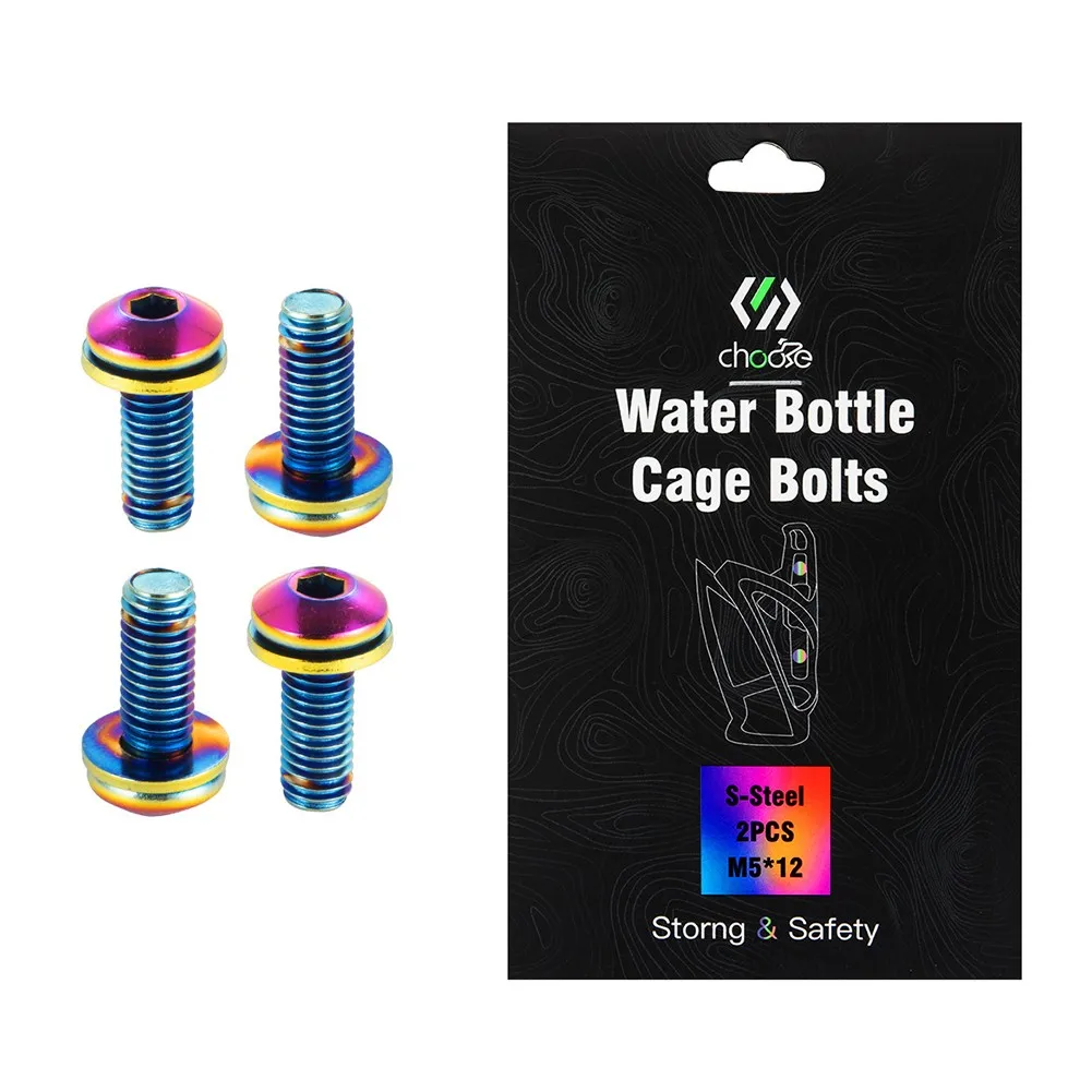 4Pcs M5*12mm Bicycle Bottle Cage Holder Screws Colorful MTB Road Bike Water Cage Rack Bolts Cycling Bracket Fixed Screw Parts
4Pcs M5*12mm Bicycle Bottle Cage Holder Screws Colorful MTB Road Bike Water Cage Rack Bolts Cycling Bracket Fixed Screw Parts