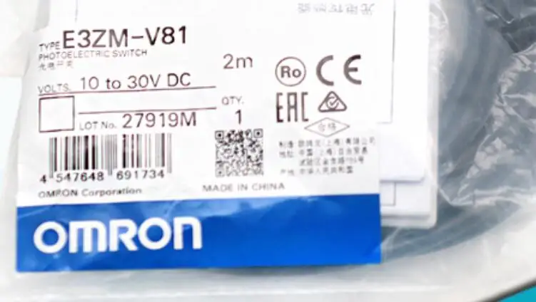 Оригинальный оригинальный фотоэлектрический Переключатель Omron с обнаружением цветов E3ZM-V61 E3ZM-V81
Оригинальный оригинальный фотоэлектрический Переключатель Omron с обнаружением цветов E3ZM-V61 E3ZM-V81