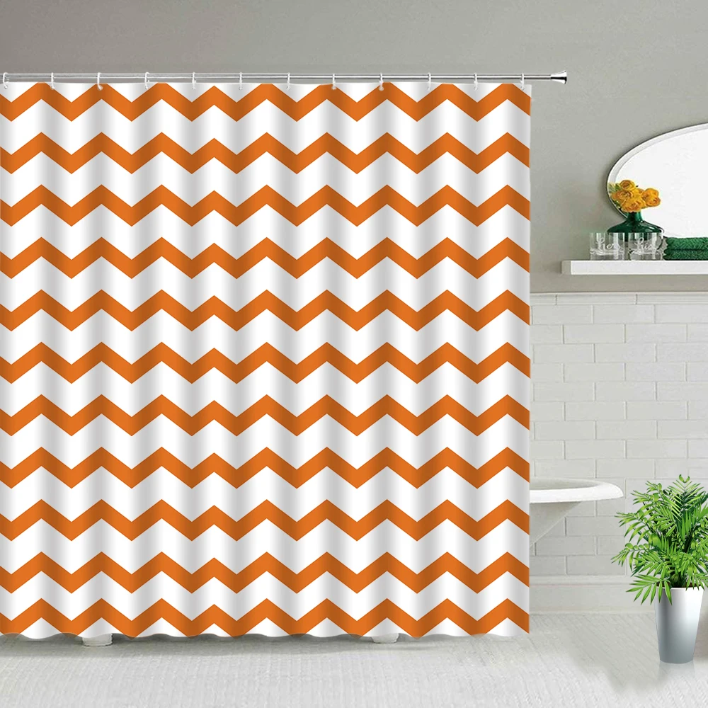 Wave Stripe Geometric Bathroom Shower Curtains Bohemian Frabic Waterproof Home Bathtub Decor Polyester Bath Curtain with Hooks
Wave Stripe Geometric Bathroom Shower Curtains Bohemian Frabic Waterproof Home Bathtub Decor Polyester Bath Curtain with Hooks