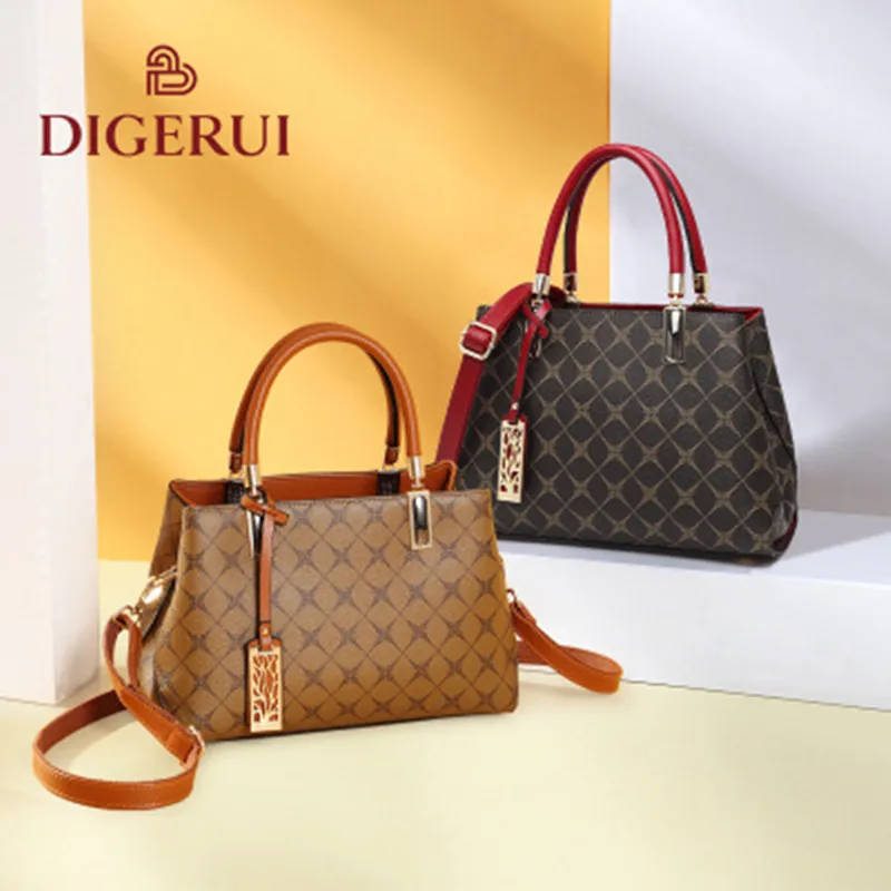 Shoulder Bag For Women 2021 New Luxury Designer Crossbody Leather Vintage Fashion Ladies Shopper Mahjong Plaid Big Handbags
Shoulder Bag For Women 2021 New Luxury Designer Crossbody Leather Vintage Fashion Ladies Shopper Mahjong Plaid Big Handbags