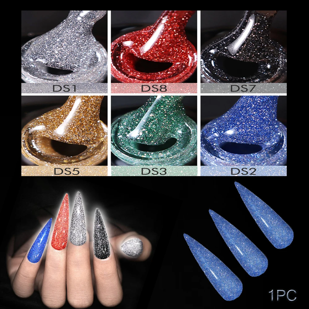 8ml Nail Art Glitter Flash Nail Glue Phototherapy Glitter Gel Quick Drying Shiny Luminous Fine Flash Nail Gel
8ml Nail Art Glitter Flash Nail Glue Phototherapy Glitter Gel Quick Drying Shiny Luminous Fine Flash Nail Gel