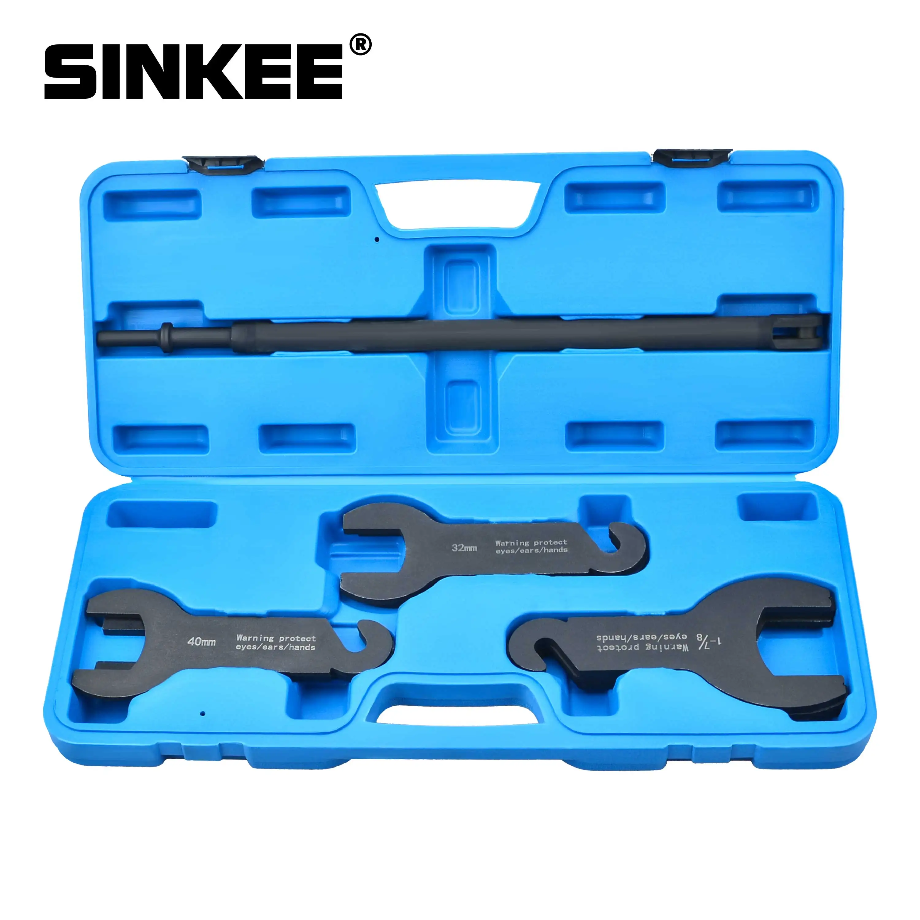 Pneumatic Fan Clutch Wrench Set with Hardcase Carrying Case Compatible for Ford GM Chrysler Jeep fan removal
Pneumatic Fan Clutch Wrench Set with Hardcase Carrying Case Compatible for Ford GM Chrysler Jeep fan removal
