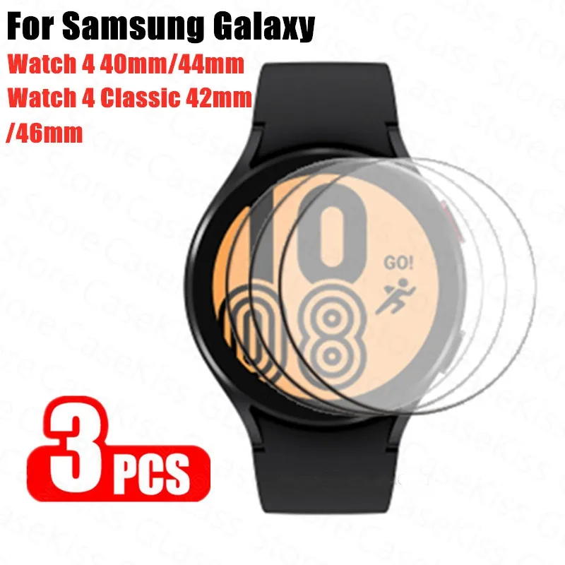 Закаленное стекло для Samsung Galaxy Watch 4 40 мм 44 3 шт.|Смарт-аксессуары| |