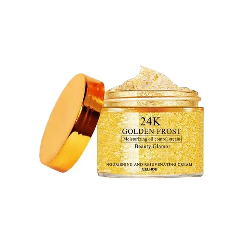 24K Gold Face Cream Anti Aging Wrinkle Lift Firming Anti Acne Whitening Moisturizing Nourish Day Night Cream Skin Care Cream
24K Gold Face Cream Anti Aging Wrinkle Lift Firming Anti Acne Whitening Moisturizing Nourish Day Night Cream Skin Care Cream