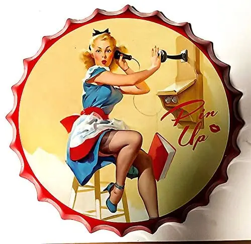 Retro Sign Sexy Lady Bottle Caps Retro Metal Tin Sign Diameter Handcrafts Home Decor Bar Plaque Lounge Man Cave Garage
Retro Sign Sexy Lady Bottle Caps Retro Metal Tin Sign Diameter Handcrafts Home Decor Bar Plaque Lounge Man Cave Garage