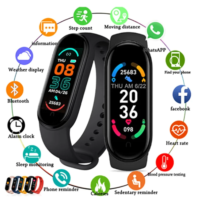 M6 Band 6 Fit Pro Smart Band Global Version My Band 6 Fitness Tracker Watch Fit Smartwatch Women Men Sport Waterproof Watch Smar
M6 Band 6 Fit Pro Smart Band Global Version My Band 6 Fitness Tracker Watch Fit Smartwatch Women Men Sport Waterproof Watch Smar