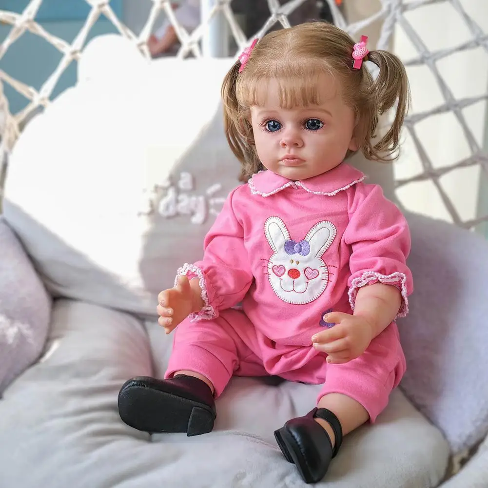 Npk 22inches Reborn Kit Body Silicone Toddler Layers Skin With Pink Gril Painting Clothes Lifelike Multiple Handm W9n0
Npk 22inches Reborn Kit Body Silicone Toddler Layers Skin With Pink Gril Painting Clothes Lifelike Multiple Handm W9n0