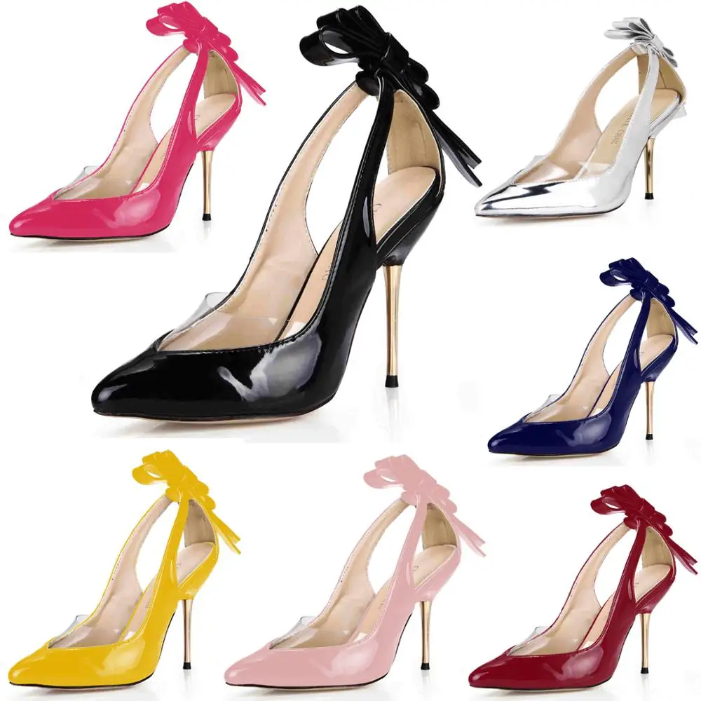 CHMILE CHAU Sexy Party Shoes Women Pointed Toe Stiletto High Heels Bowtie Ladies Pumps Zapatos Mujer Plus Sizes 10 3845D-7d
CHMILE CHAU Sexy Party Shoes Women Pointed Toe Stiletto High Heels Bowtie Ladies Pumps Zapatos Mujer Plus Sizes 10 3845D-7d