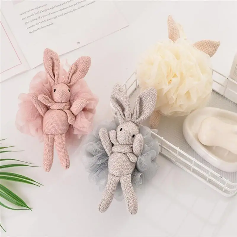 3Pcs Lovely Bathing Wishing Rabbit Design Bath Balls With Hanging Rope Wishing Rabbit Style Bath Flower Ball (Random Color)
3Pcs Lovely Bathing Wishing Rabbit Design Bath Balls With Hanging Rope Wishing Rabbit Style Bath Flower Ball (Random Color)