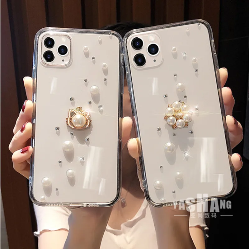 Handmade Diamond Bling Transparent Silicone Case For iPhone 12 Mini Pro Max 11 Pro Max 4 4S 5 5S 6 6S 7 8 Plus SE 2020 X XS XR
Handmade Diamond Bling Transparent Silicone Case For iPhone 12 Mini Pro Max 11 Pro Max 4 4S 5 5S 6 6S 7 8 Plus SE 2020 X XS XR