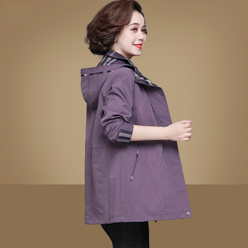 Jacket Women Outerwear Mother Top Clothes Fashion Casual Clothing Slim With Hood Spring Autumn Jackets women jacket
Jacket Women Outerwear Mother Top Clothes Fashion Casual Clothing Slim With Hood Spring Autumn Jackets women jacket