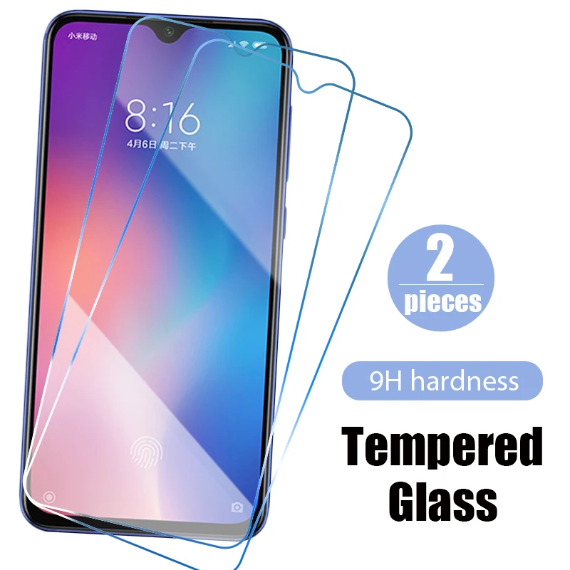 1/2 шт. защитное стекло с полным покрытием для Xiaomi Mi8 8Lite 8Pro Mi9 Mi9T Mi10 C3 M2 закаленное MiA1