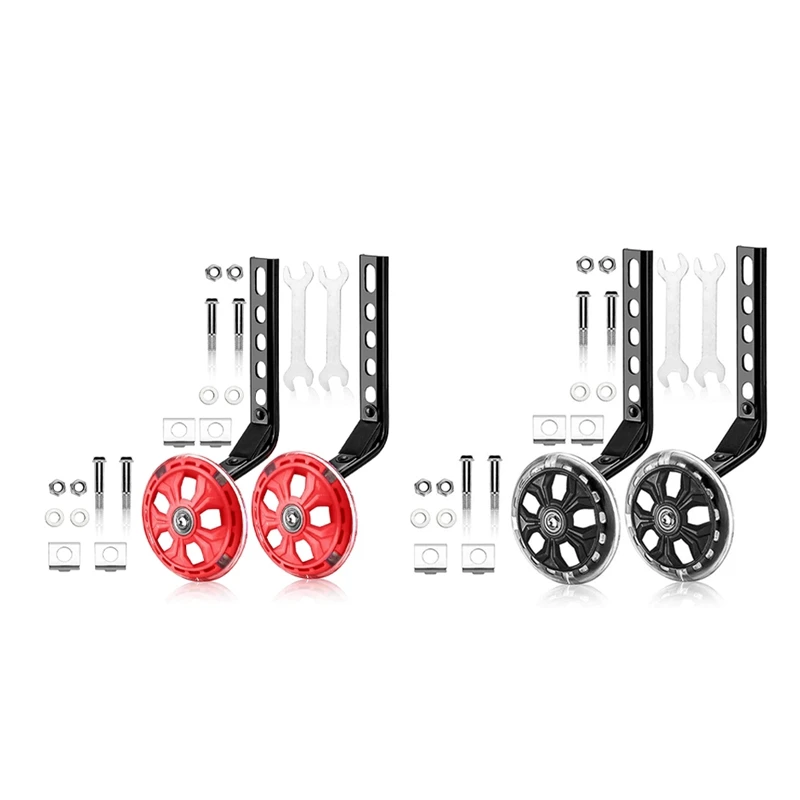 Training Wheels for 12 14 16 18 20 Inch Kids Bike, Reinforced Bracket Bearing, Mute Stabilizer with Flash
Training Wheels for 12 14 16 18 20 Inch Kids Bike, Reinforced Bracket Bearing, Mute Stabilizer with Flash
