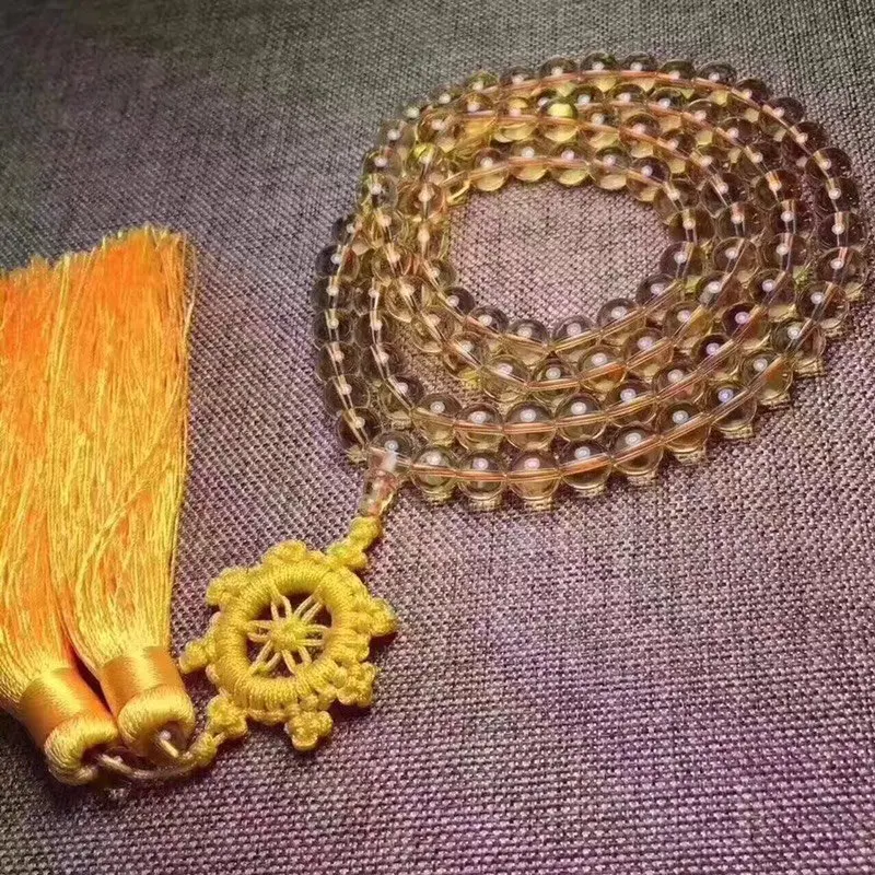 Цитрин браслет натуральный bijoux femme модные ювелирные изделия амулеты Аксессуары