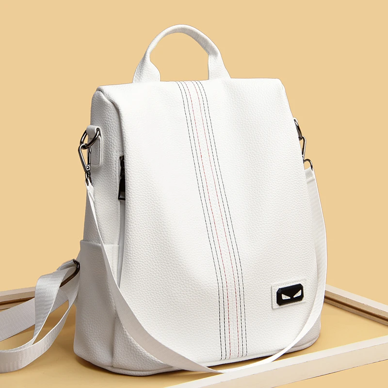 Туфли из мягкой кожи высокого качества, Рюкзак Повседневная дорожная сумка для женщин 2021 большой Ёмкость ноутбук рюкзак Mochilas Para Mujer
Туфли из мягкой кожи высокого качества, Рюкзак Повседневная дорожная сумка для женщин 2021 большой Ёмкость ноутбук рюкзак Mochilas Para Mujer