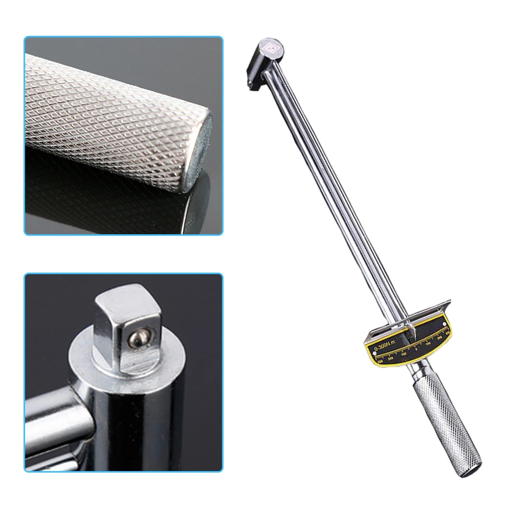 Manual Torque Wrench 0-300/500N.M Pointer Type Socket Spanner Automobile Torque Spanner Power Drill Adapter Repair Tool
Manual Torque Wrench 0-300/500N.M Pointer Type Socket Spanner Automobile Torque Spanner Power Drill Adapter Repair Tool