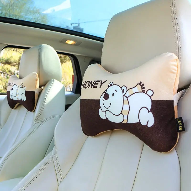 2pcs/Set Cartoon Car Headrest Neck Pillow Cushion Cute Universal Car Pillow Soft PP Cotton Car Interior Accessories Women Girls 
2pcs/Set Cartoon Car Headrest Neck Pillow Cushion Cute Universal Car Pillow Soft PP Cotton Car Interior Accessories Women Girls