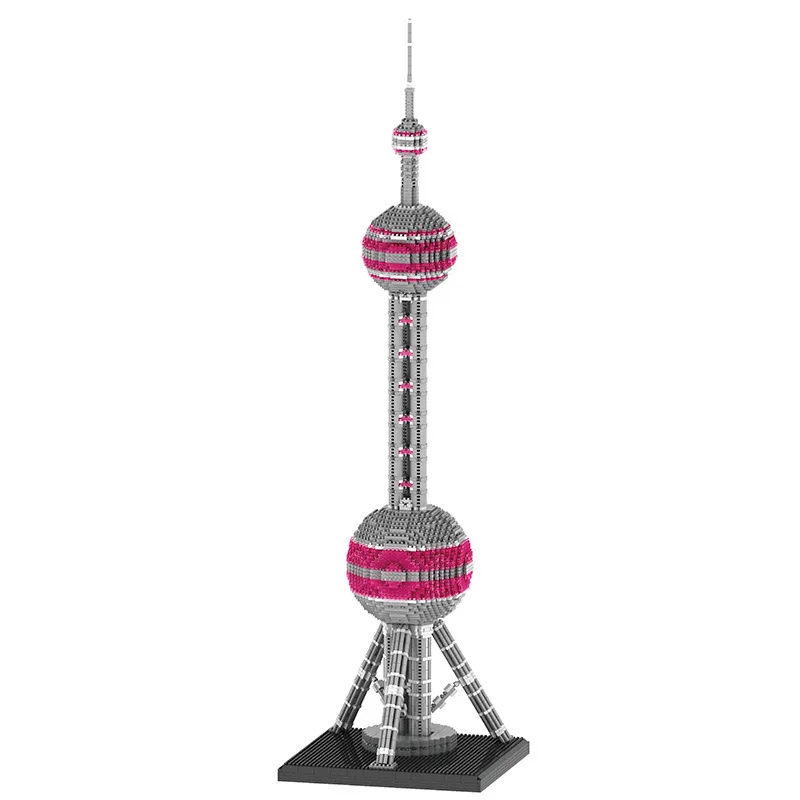 PZX Oriental Pearl Tower 4220pcs Architecture Model DIY Diamond Mini Building Blocks Bricks Educational Toys for Children Gifts 
PZX Oriental Pearl Tower 4220pcs Architecture Model DIY Diamond Mini Building Blocks Bricks Educational Toys for Children Gifts