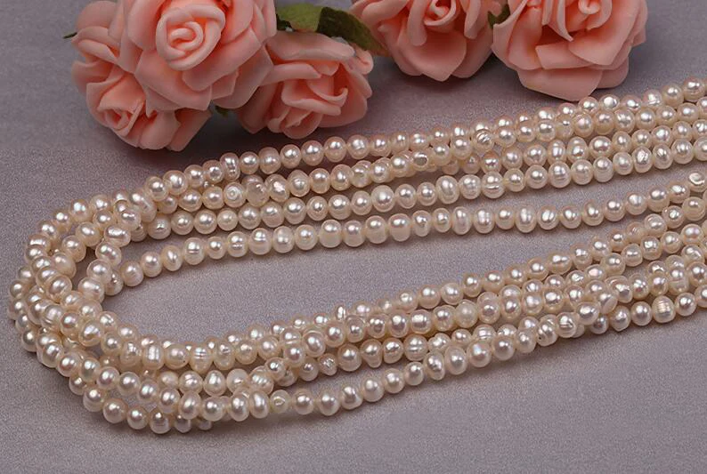 5 Strands 4-5mm white pearl necklace natural freshwater pearl Woman Jewelry 35cm 14'' 43cm 17''
5 Strands 4-5mm white pearl necklace natural freshwater pearl Woman Jewelry 35cm 14'' 43cm 17''