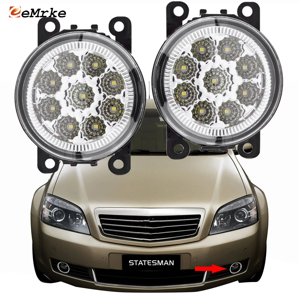 EEMRKE 2x for Holden Statesman WM 2006 2007 2010 2009 2008 9-Pieces Led Fog Lights H11 12V Front Bumper Lights Car Styling
EEMRKE 2x for Holden Statesman WM 2006 2007 2010 2009 2008 9-Pieces Led Fog Lights H11 12V Front Bumper Lights Car Styling