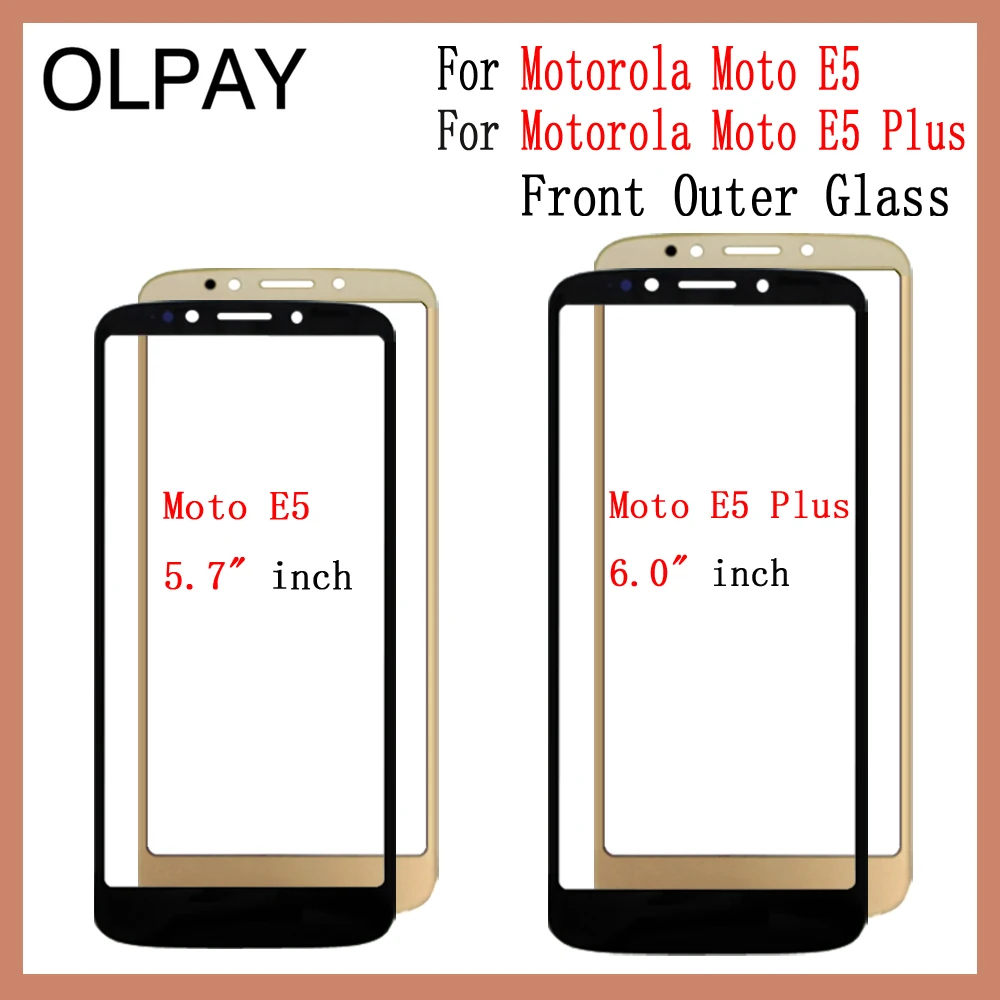 Передняя внешняя стеклянная панель для Motorola Moto E5 XT1944/Moto Plus xt707 замена не ЖК