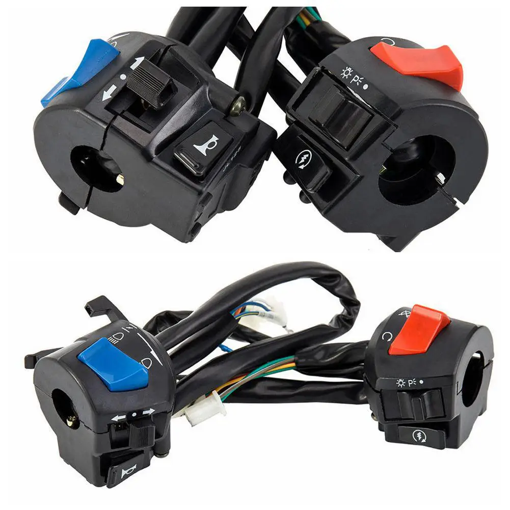 1pair Motorcycle 7/8" Handlebar Horn Turn Signal Headlight Electrical Start Switch Control Switches Universal Motorcycle Parts
1pair Motorcycle 7/8" Handlebar Horn Turn Signal Headlight Electrical Start Switch Control Switches Universal Motorcycle Parts
