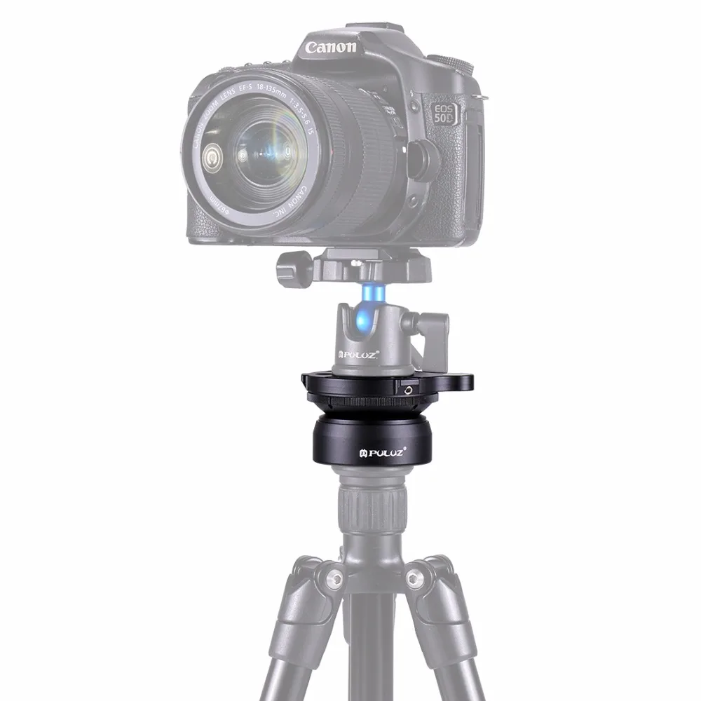 PULUZ Panoramic Tripod Head 3/8" Threaded Dome Professional Tripod Leveling Head Base with Bubble Level 3/8 Standard Screw
PULUZ Panoramic Tripod Head 3/8" Threaded Dome Professional Tripod Leveling Head Base with Bubble Level 3/8 Standard Screw