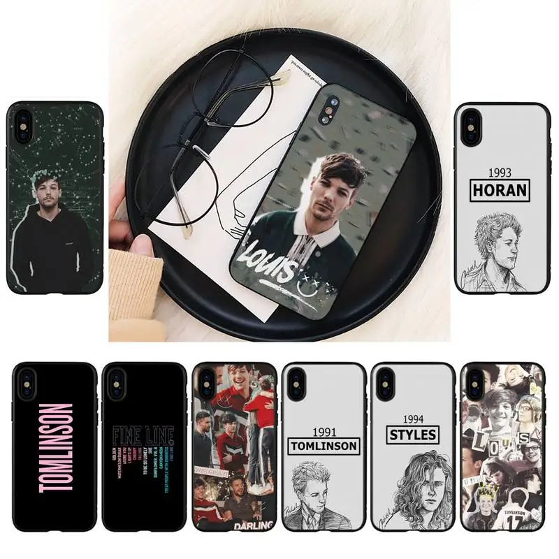 Louis 1D Tomlinson Phone Case For iPhone 8 7 6 6S Plus 5 5S SE 2020 11 11pro max XR X XS MAX DIY Custom Back Cover
Louis 1D Tomlinson Phone Case For iPhone 8 7 6 6S Plus 5 5S SE 2020 11 11pro max XR X XS MAX DIY Custom Back Cover