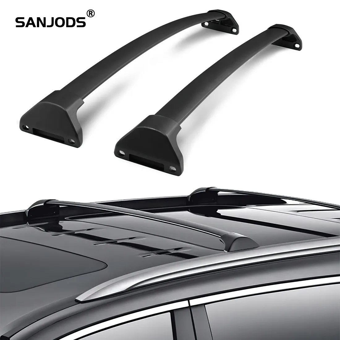 Автомобильный багажник на крышу SANJODS для Honda Acura MDX 2014-2020 OE Style алюминиевый с