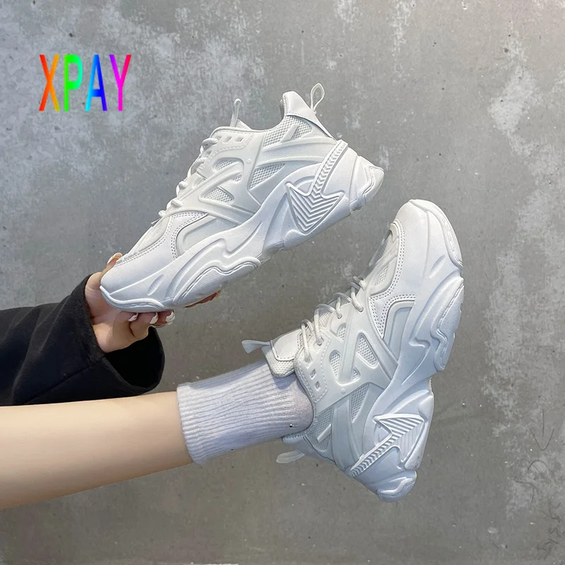 Luxury Platform Sneakers White Women's Vulcanized Shoes Women's Luxury Tennis Shoes 2021 High-top Lace-up Sneakers Zapatos Mujer
Luxury Platform Sneakers White Women's Vulcanized Shoes Women's Luxury Tennis Shoes 2021 High-top Lace-up Sneakers Zapatos Mujer