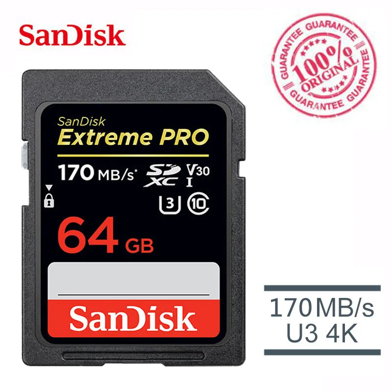 Карта памяти sd SanDisk Extreme Pro/Ultra, U3/U1, 32 ГБ, 128 ГБ, 64 ГБ, 256 ГБ, 16 ГБ, sd, SDXC, SDHC, для камеры
Карта памяти sd SanDisk Extreme Pro/Ultra, U3/U1, 32 ГБ, 128 ГБ, 64 ГБ, 256 ГБ, 16 ГБ, sd, SDXC, SDHC, для камеры