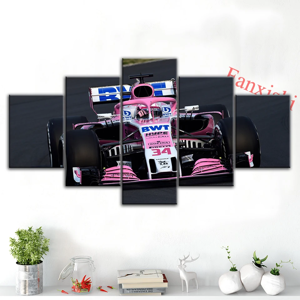 F1 Racing Track 5 Pieces Posters And Prints Pink Car Hd Wall Art Modular Pictures Canvas Bedroom Living Room Home Decor Painting
F1 Racing Track 5 Pieces Posters And Prints Pink Car Hd Wall Art Modular Pictures Canvas Bedroom Living Room Home Decor Painting