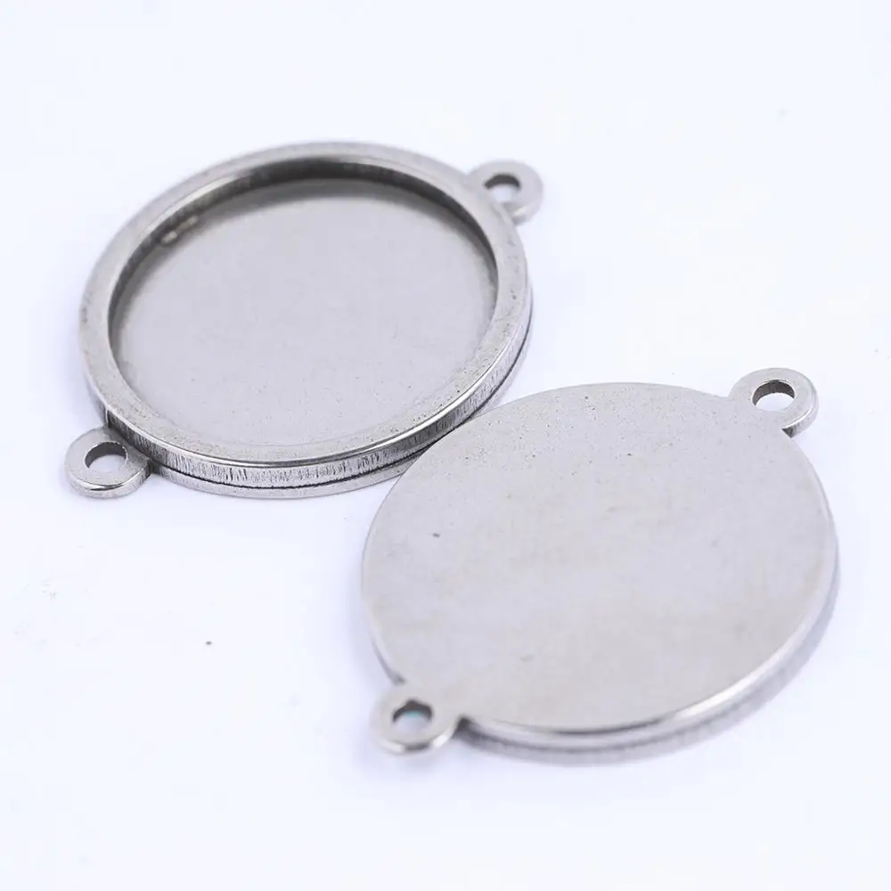 5pcs Fit 16mm 18mm 20mm 25mm Cabochon Connector Base Setting Trays Diy Bezel Pendant Bracelet Blanks For Jewelry Making
5pcs Fit 16mm 18mm 20mm 25mm Cabochon Connector Base Setting Trays Diy Bezel Pendant Bracelet Blanks For Jewelry Making