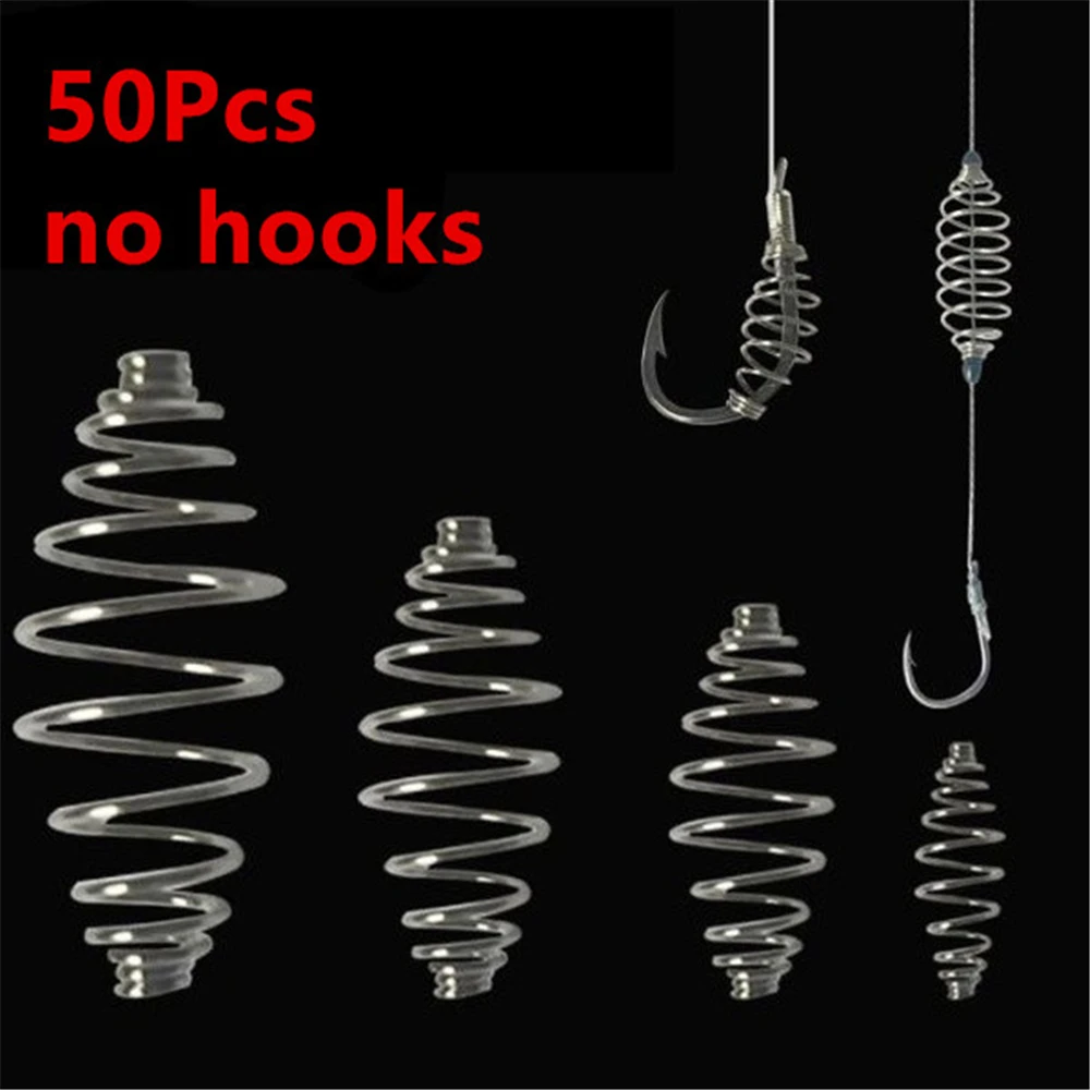 50Pcs Stainless Steel Olive Shape Spring Bait Feeder Cage Hair Rig Combi Rigs Floating Feeder Stops Carp Fishing Accessories
50Pcs Stainless Steel Olive Shape Spring Bait Feeder Cage Hair Rig Combi Rigs Floating Feeder Stops Carp Fishing Accessories