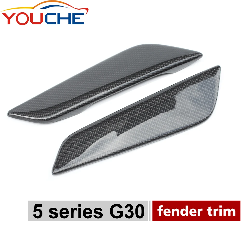 Carbon fiber air side fender trim vent for BMW 5 series G30 2017-2019
Carbon fiber air side fender trim vent for BMW 5 series G30 2017-2019