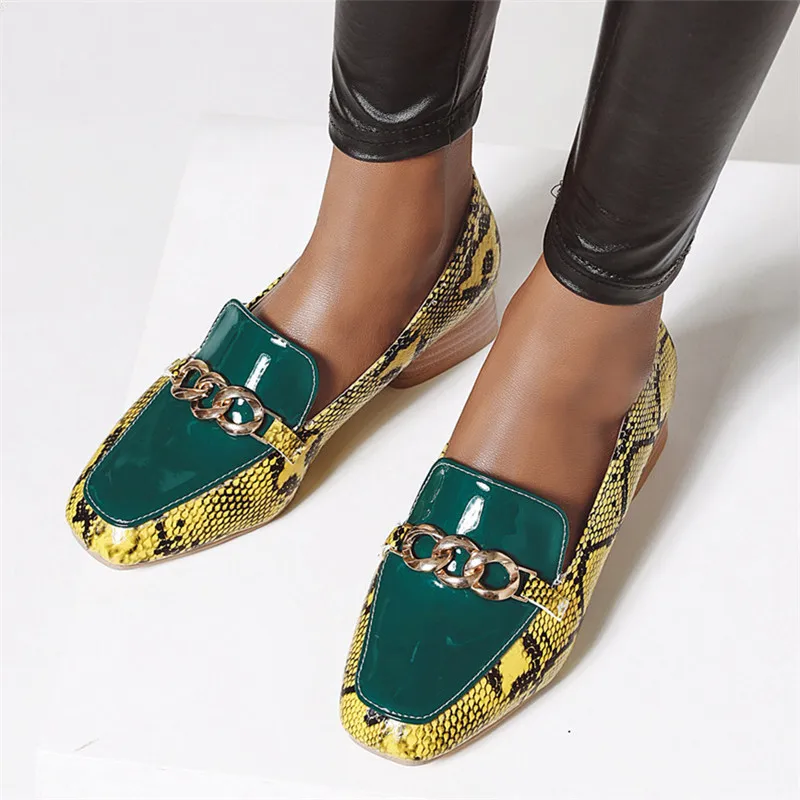 Low Heel Pumps Block Heels Snakeprint Women Shoes 2020 Spring Square Toe Casual Ladies Shoes Size 41 42 43 zapatillas mujer
Low Heel Pumps Block Heels Snakeprint Women Shoes 2020 Spring Square Toe Casual Ladies Shoes Size 41 42 43 zapatillas mujer